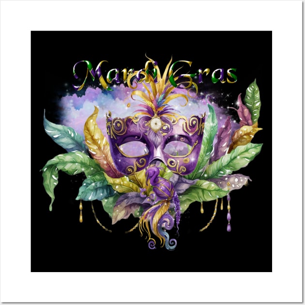 Venetian  Purple Masquerade Wall Art by ERArts